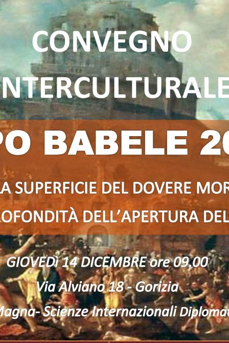 Edizione 2017 - Convegno "DOPO BABELE: dalla superficie del dovere morale alla profondità dell'apertura del cuore"